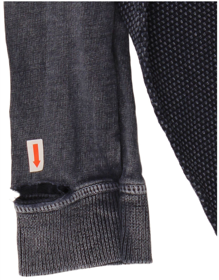 Guess moletom masculino jumper UK 40 algodão azul marinho médio