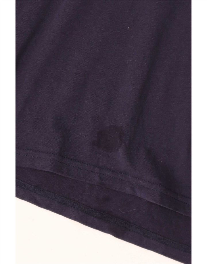 Camiseta masculina Tommy Hilfiger Top médio algodão azul marinho