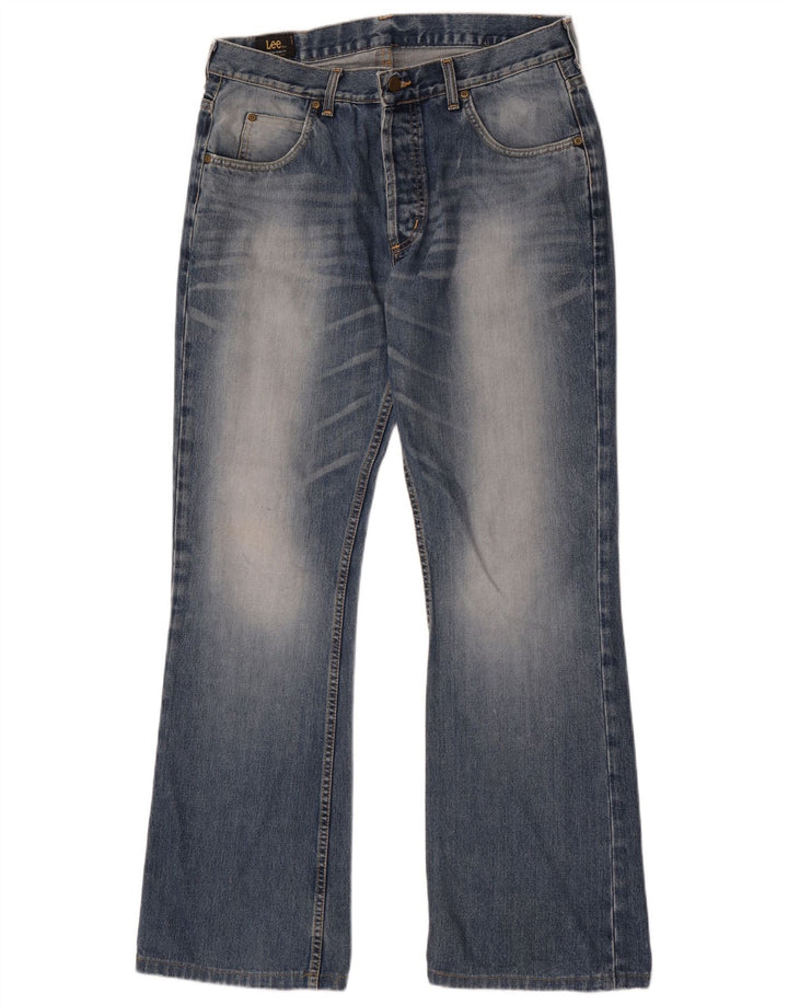 Lee Mens Denver Bootcut Jeans W36 L33 Azul Algodão