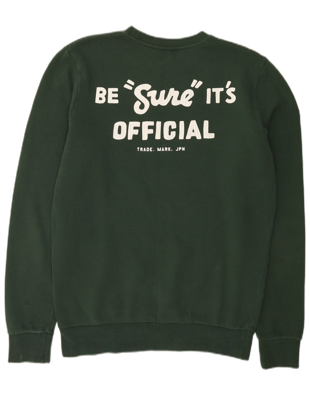 Superdry moletom gráfico masculino jumper grande algodão verde