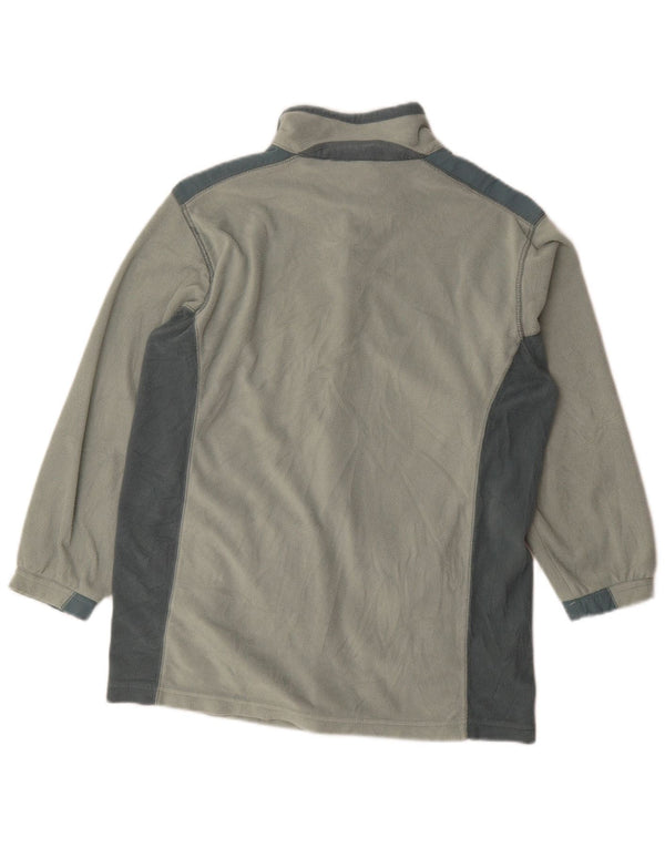Jaqueta de lã feminina Columbia UK 14 bloco colorido verde médio