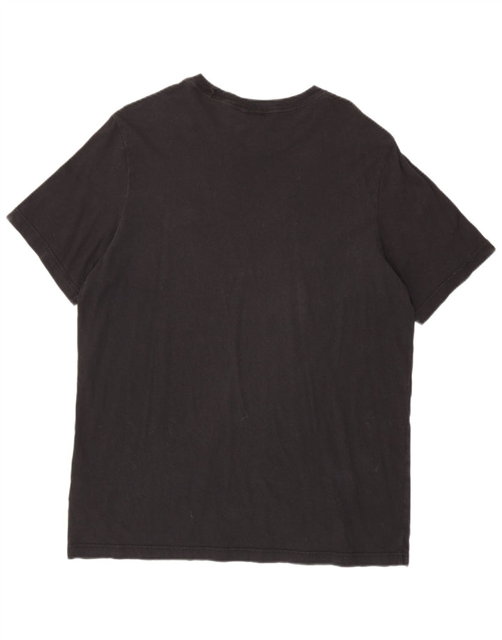 Camiseta masculina Adidas grande algodão preto
