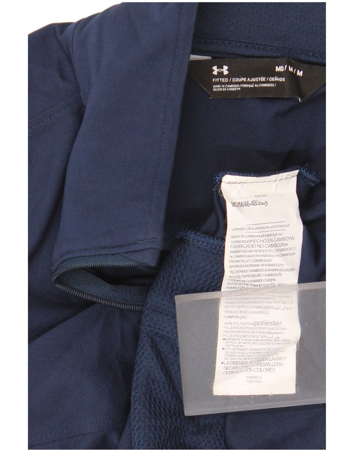 Under Armour Mens Tracksuit Top Jacket Médio Azul Marinho Colorblock