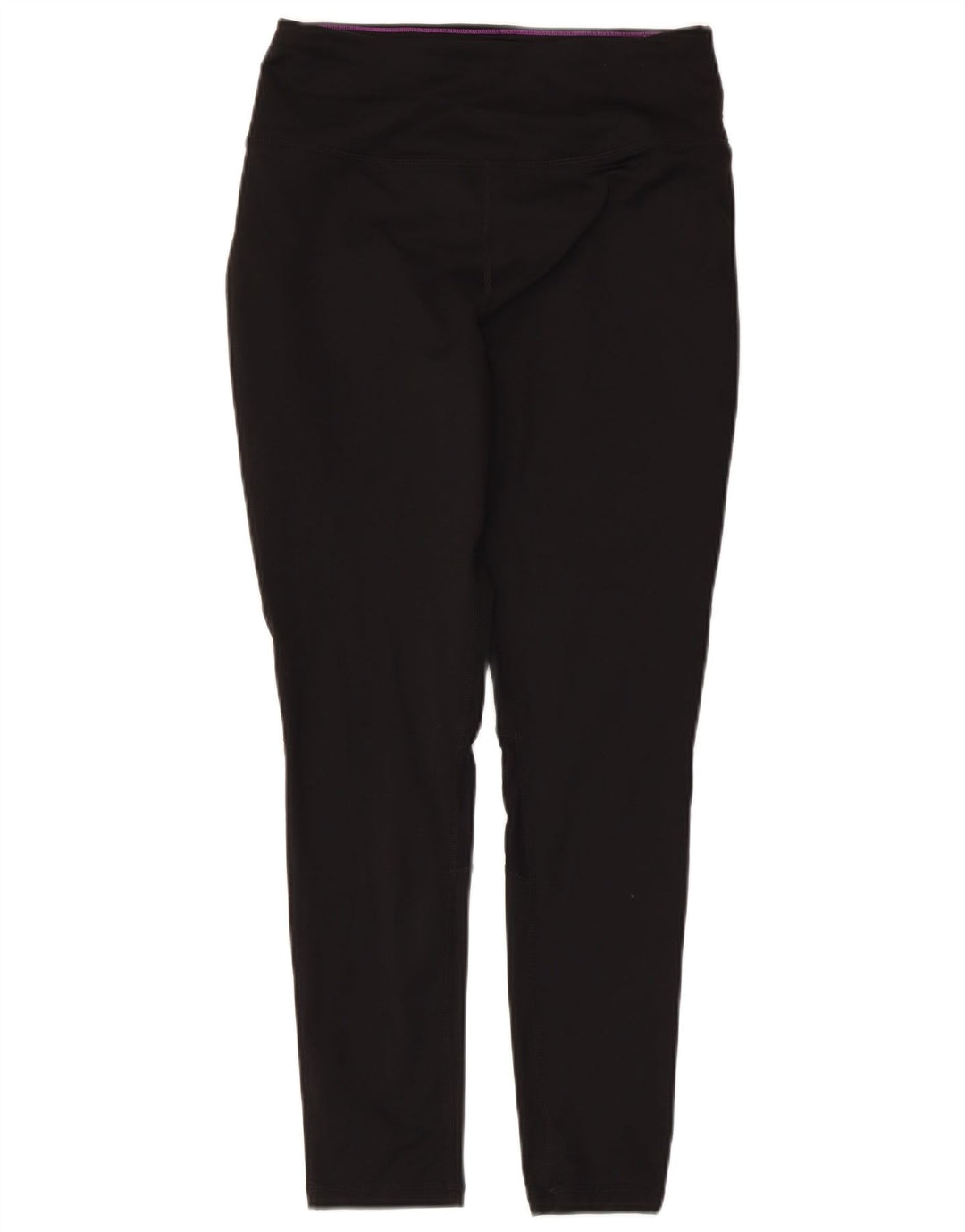 Calvin Klein Leggings Femininas UK 12 Médio Preto Nylon