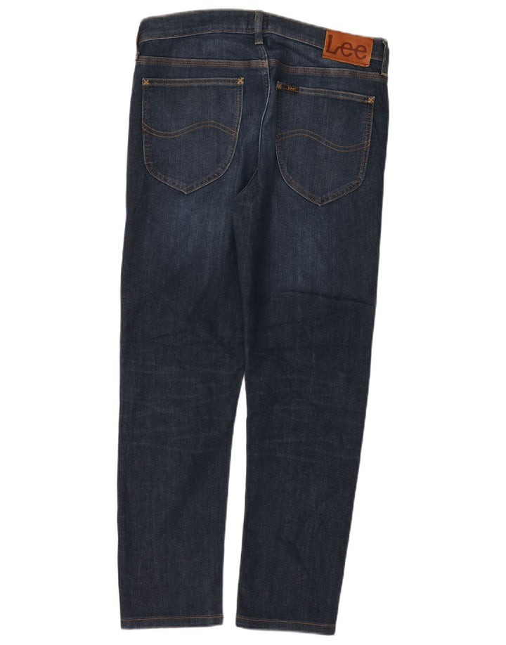 Lee Mens Daren Slim Jeans W31 L27 Azul Marinho Algodão