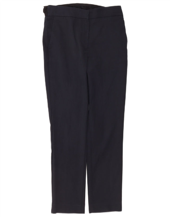 Zara Calça Chino Feminina Slim Médio W30 L28 Algodão Preto