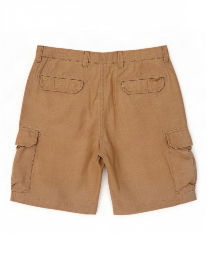 Shorts cargo masculino Massimo Dutti EU 38 pequeno W30 algodão bege