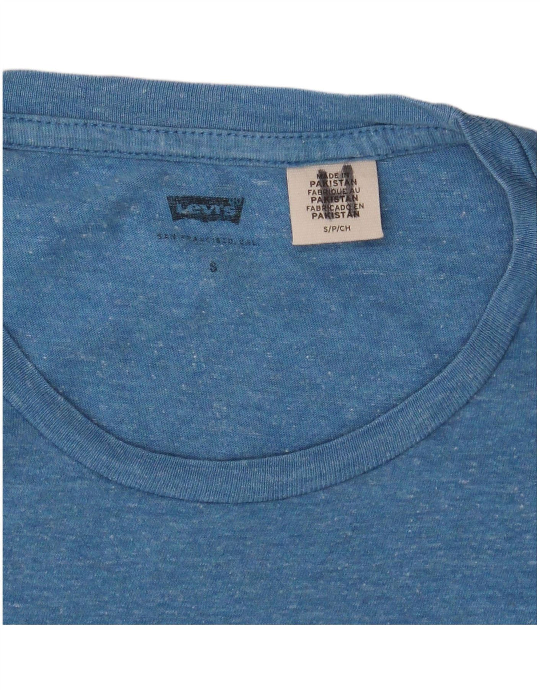 Camiseta masculina gráfica Levi's Top pequeno azul manchado