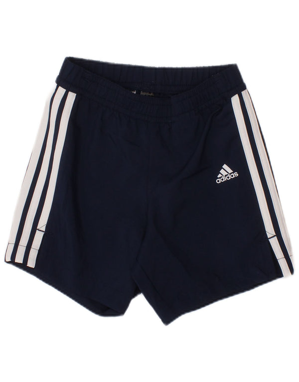 Shorts esportivos ADIDAS para meninos Aeroready 12-18 meses azul marinho poliéster