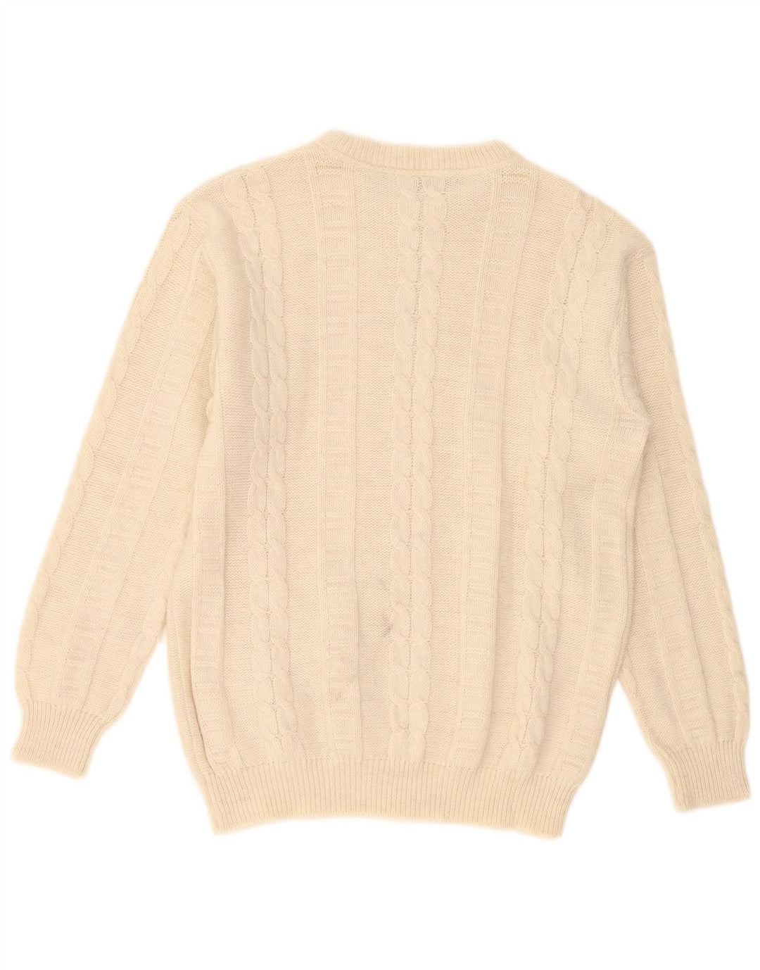 Suéter masculino Pierre Cardin com gola canoa grande bege