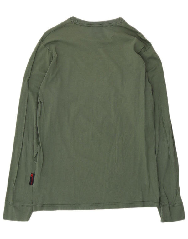 Top feminino Dolce & Gabbana manga comprida IT 48 XL algodão cáqui