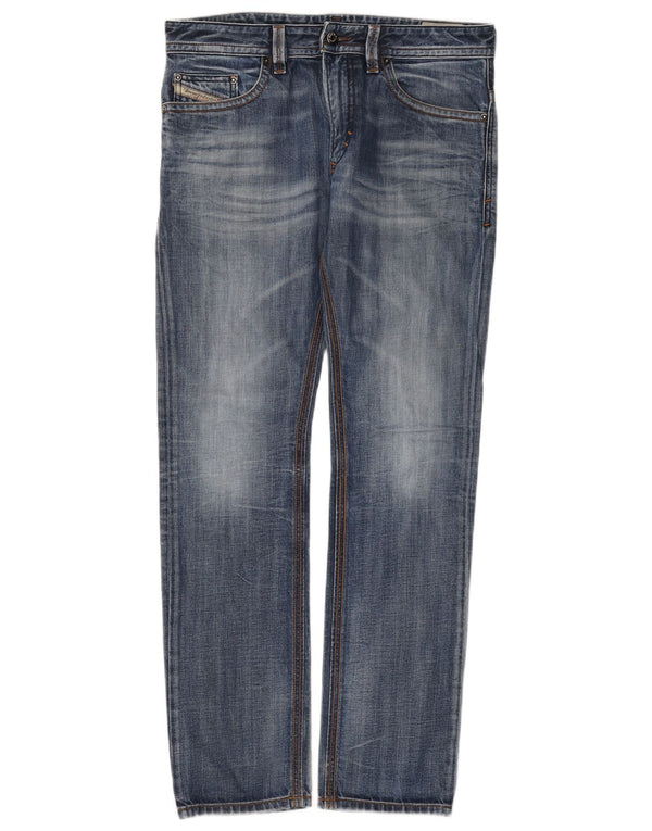 Diesel Masculino Thavar Slim Fit Jeans Skinny W31 L30 Azul Algodão