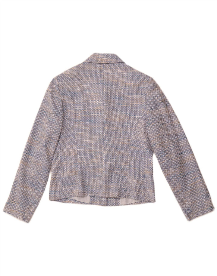 Jaqueta blazer feminina TOUJOURS com 5 botões Reino Unido 10 azul pequeno