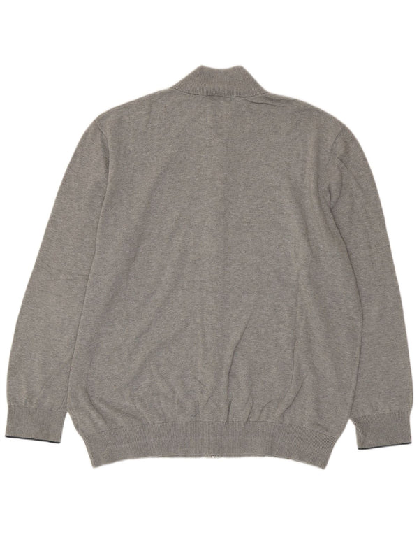 Suéter cardigã masculino Timberland 2XL algodão cinza
