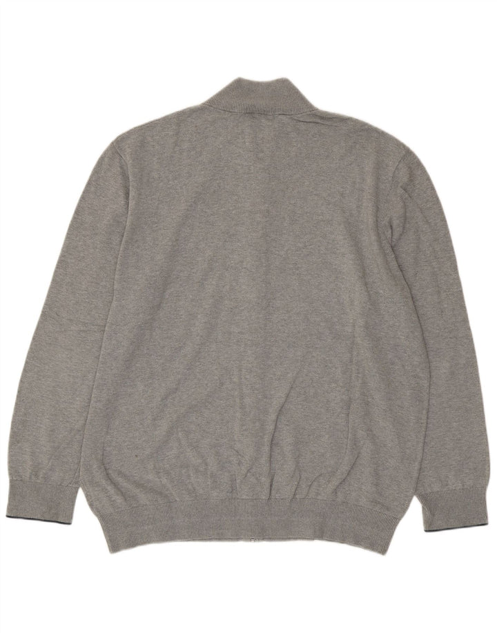 Suéter cardigã masculino Timberland 2XL algodão cinza