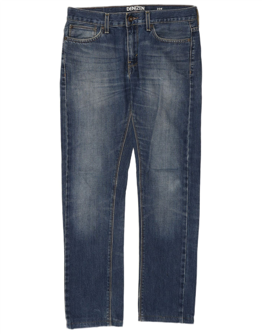 Calça jeans reta masculina Levi's W32 L30 azul algodão