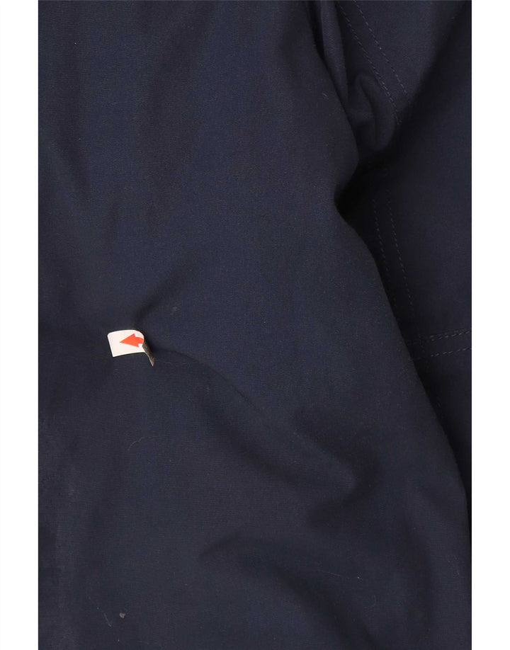 Tommy Hilfiger Casaco corta-vento masculino com capuz Reino Unido 38 Médio Azul marinho