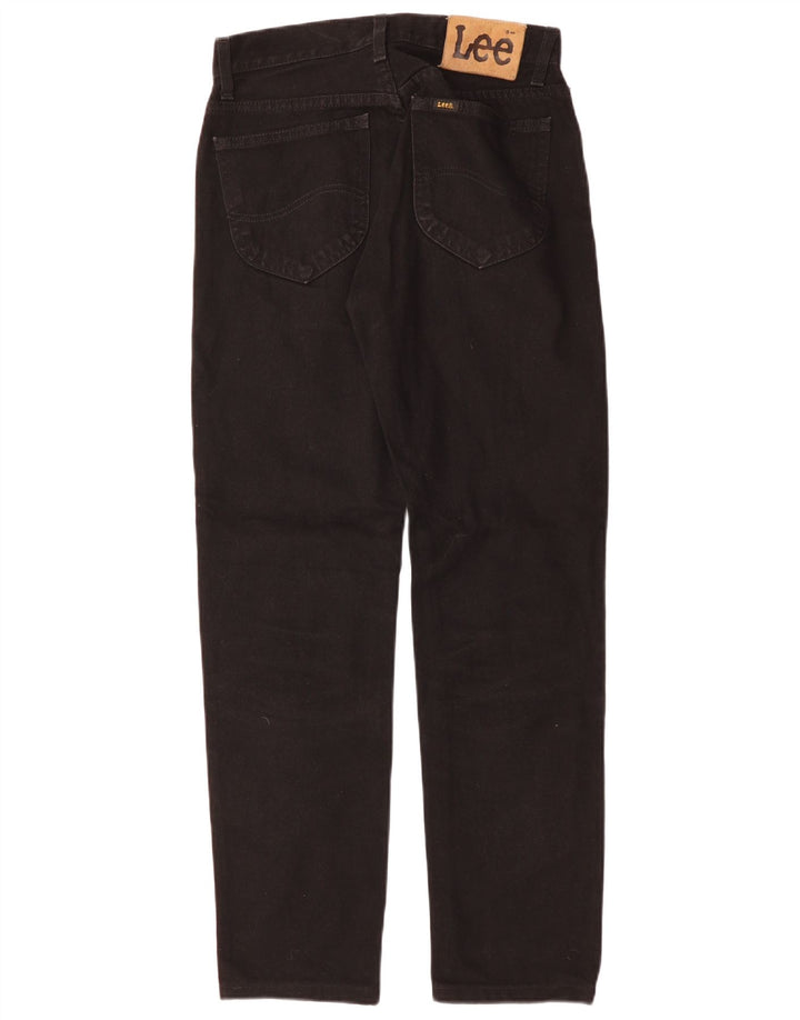 Lee Mens Seattle Straight Jeans W30 L30 Algodão Preto