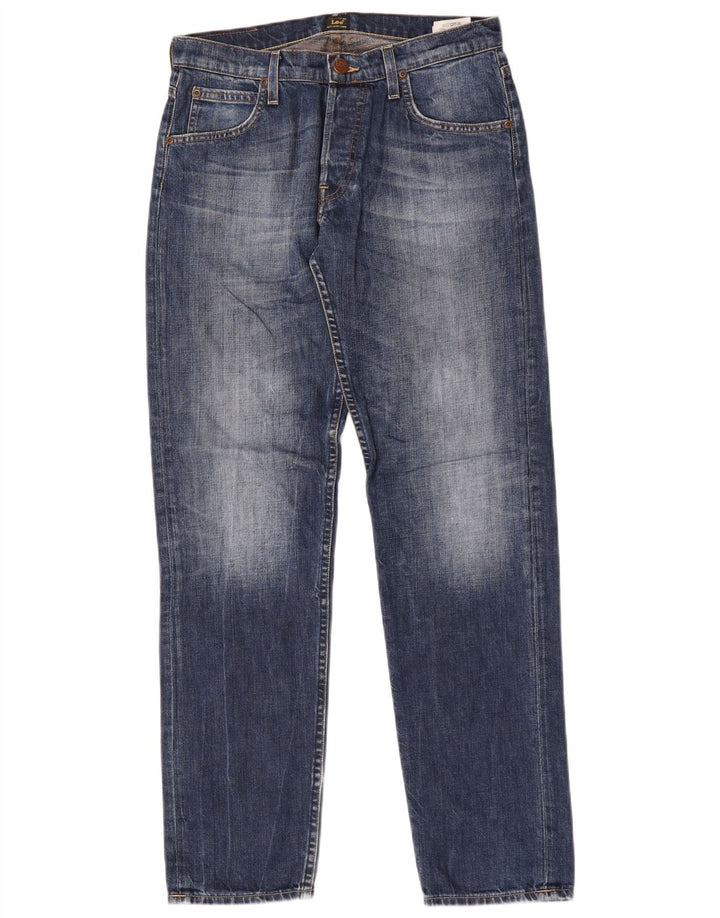Lee Mens Chase Tapered Jeans W29 L31 Azul Algodão