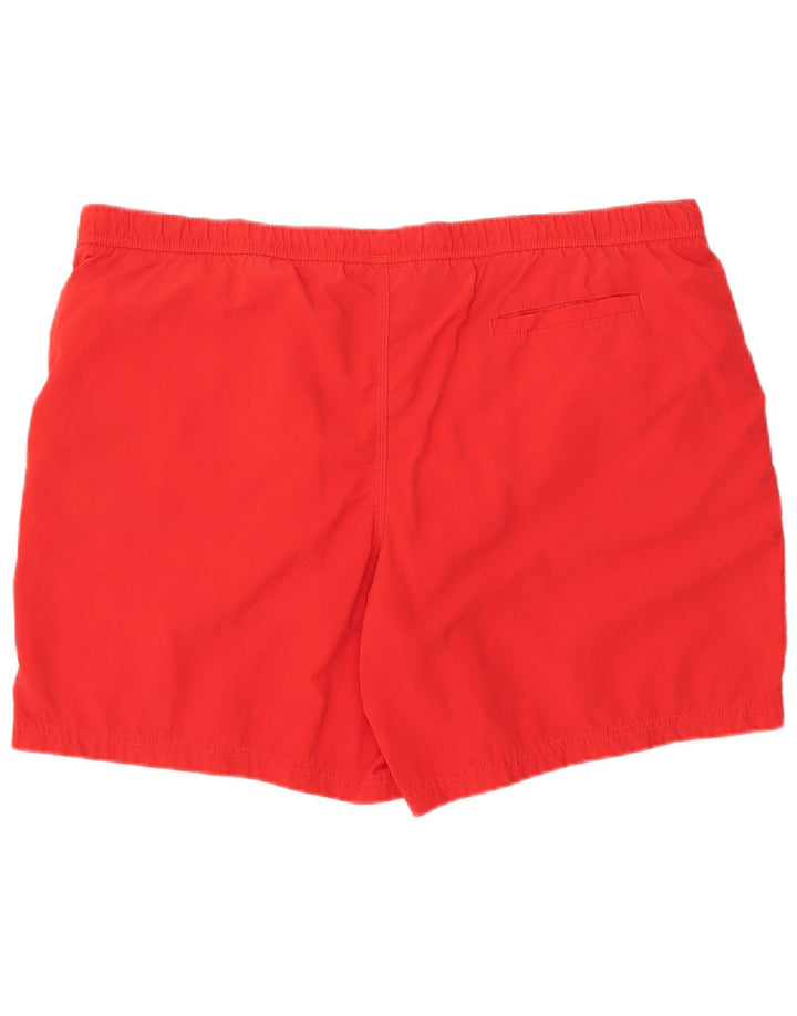 Shorts de natação masculino Adidas 2XL vermelho colorblock nylon