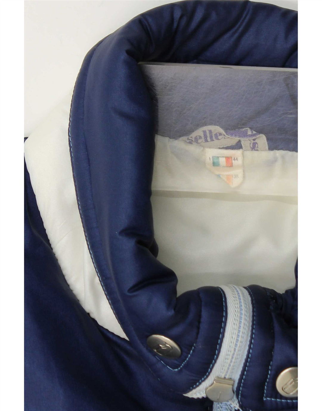 Jaqueta acolchoada feminina Ellesse IT 44 Medium Blue Colourblock