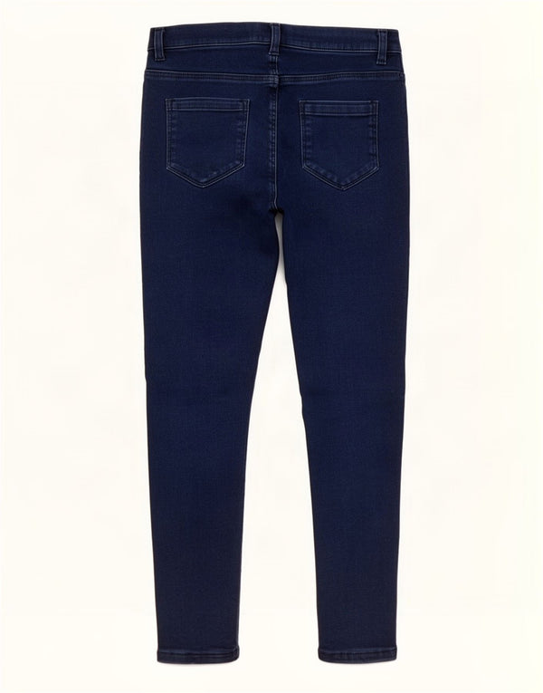 M&Co Womens Mauritius Skinny Jeans UK 12 Médio W30 L26 Azul Algodão