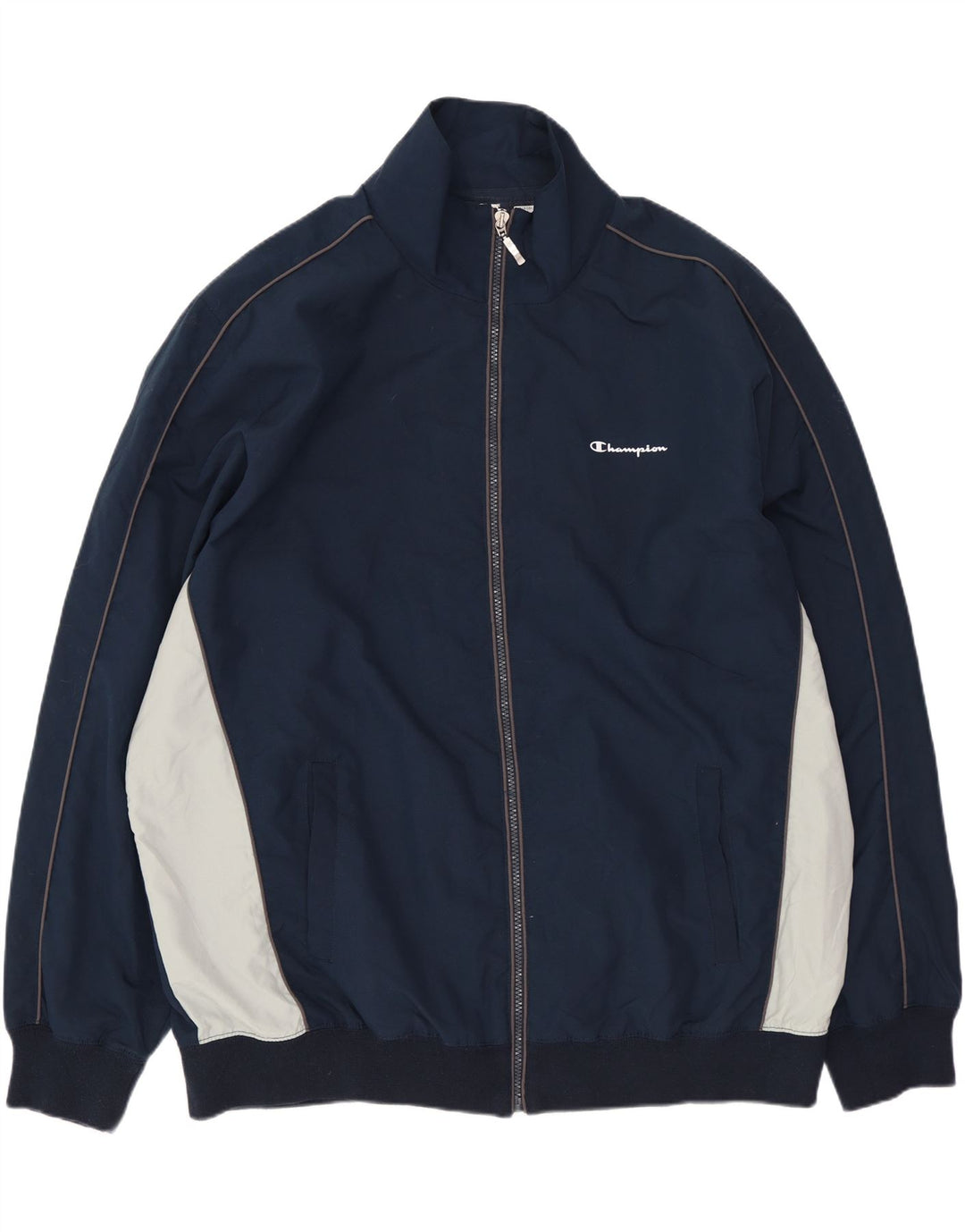 Jaqueta masculina Champion 3XL azul marinho Colourblock poliéster