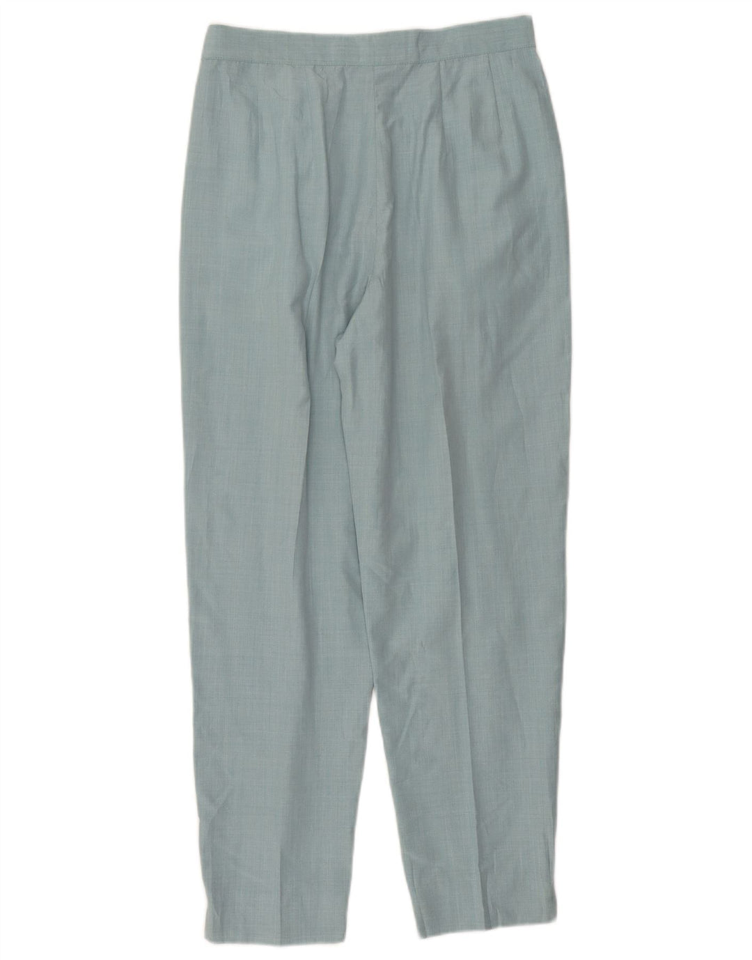 Belfe & Belfe Calça feminina de terno cônico IT 44 Médio W28 L27 Azul Rayon