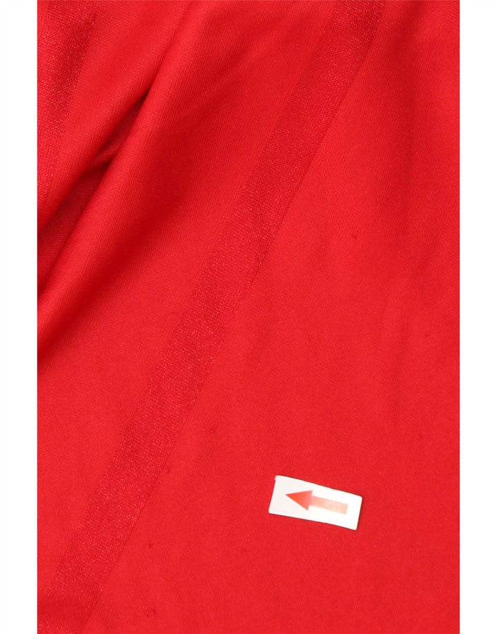 Adidas Mens Climalite Camiseta Top 3XL Vermelho Colorblock Poliéster
