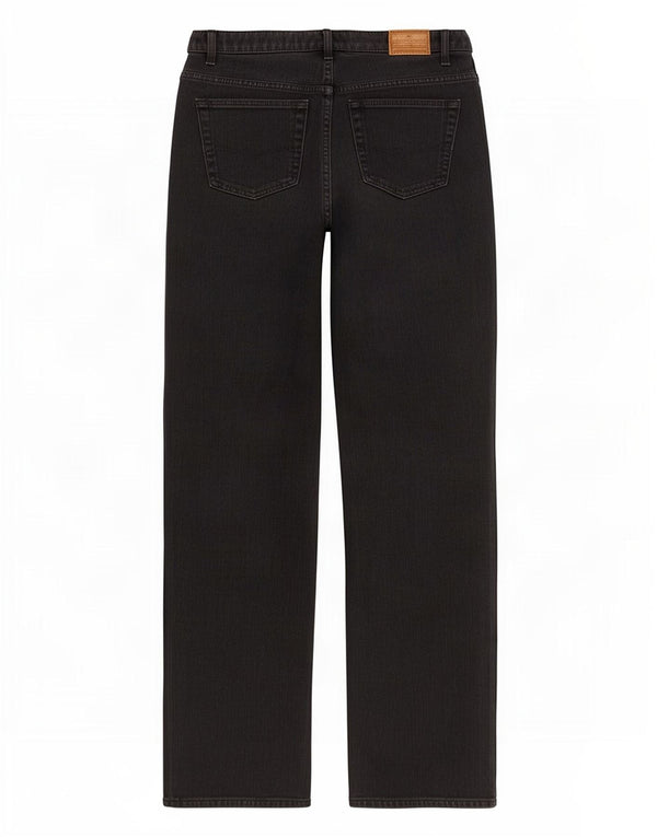 Calça jeans reta masculina Marks & Spencer Blue Harbor W32 L31 algodão preto