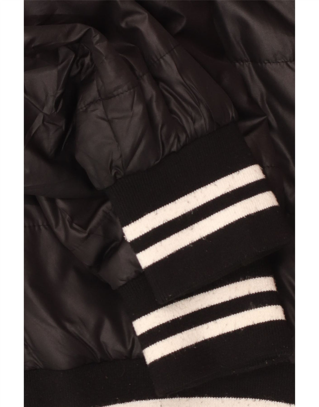 Jaqueta masculina acolchoada com capuz Kappa UK 42 XL poliéster preto