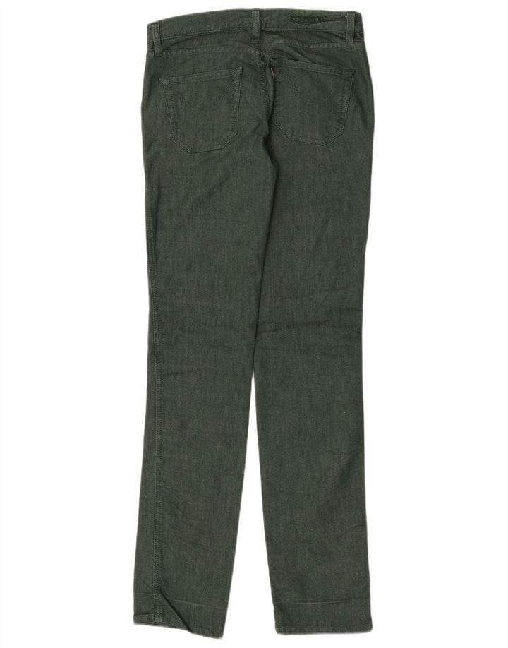 Calça jeans feminina Jeckerson W28 L34 verde