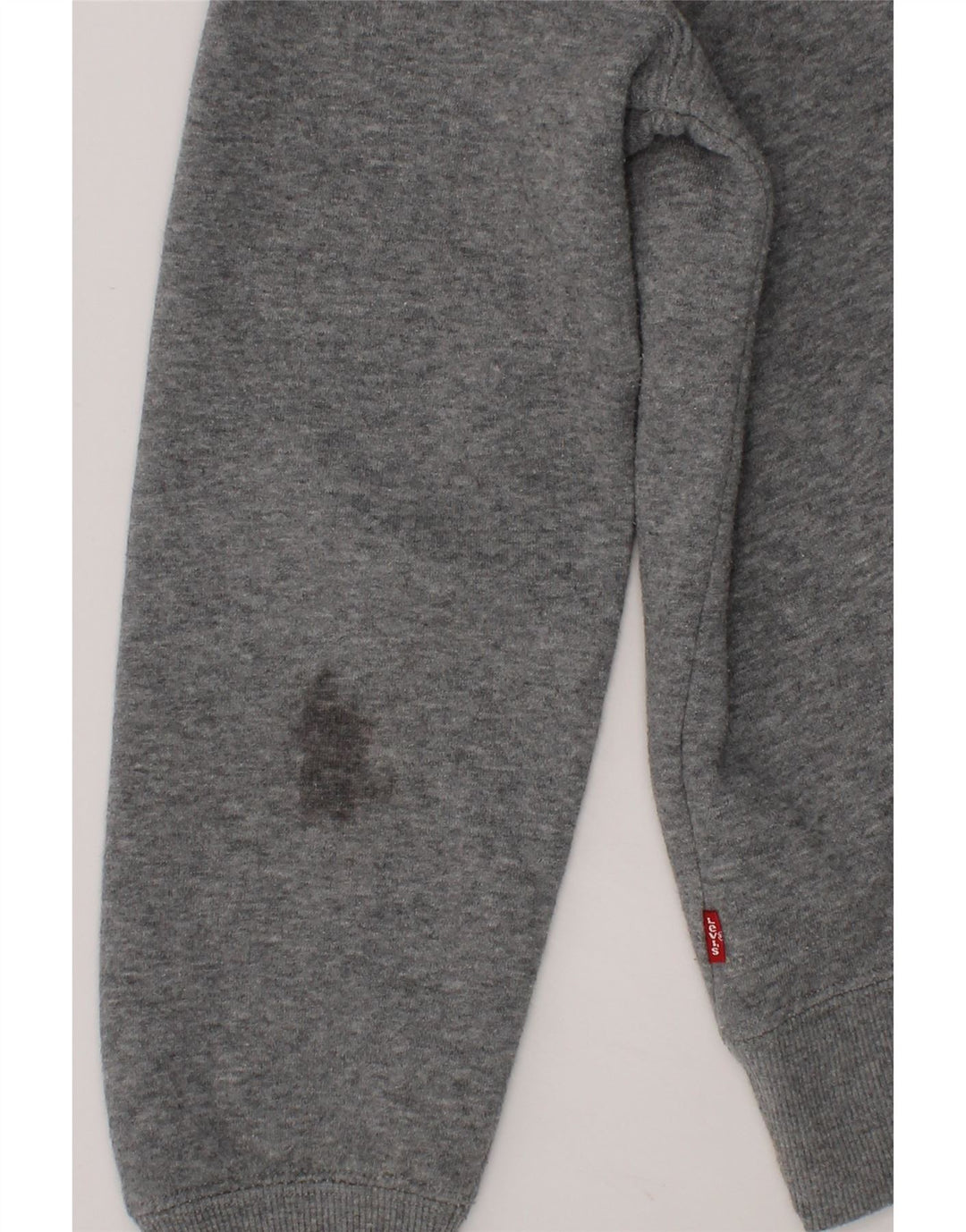 LEVI'S Boys Graphic Hoodie Jumper 11-12 Years Grey Cotton Vintage Levi's and Second-Hand Levi's from Messina Hembry 