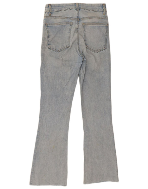 Zara Jeans feminino queimado EU 38 pequeno W28 L27 azul