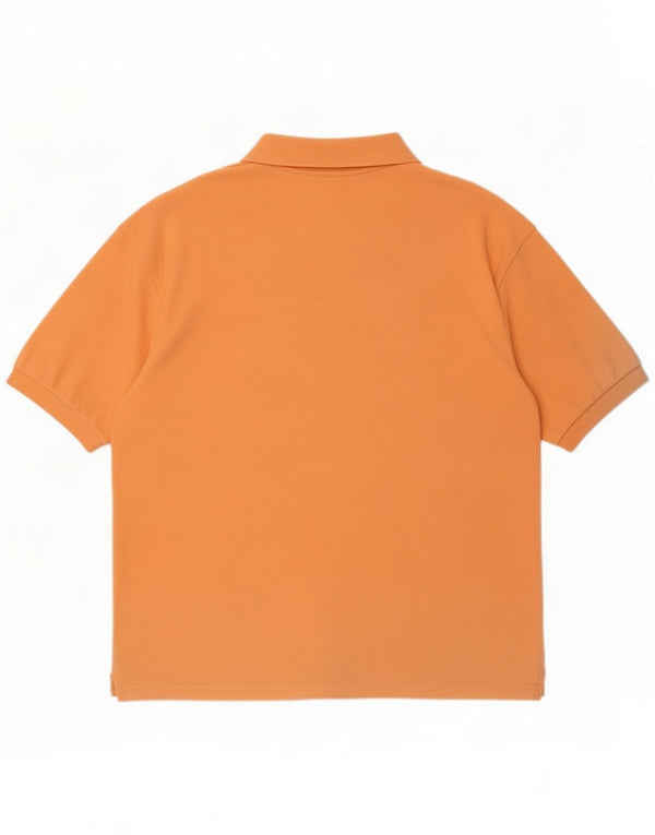 Camisa polo masculina Trussardi XL algodão laranja