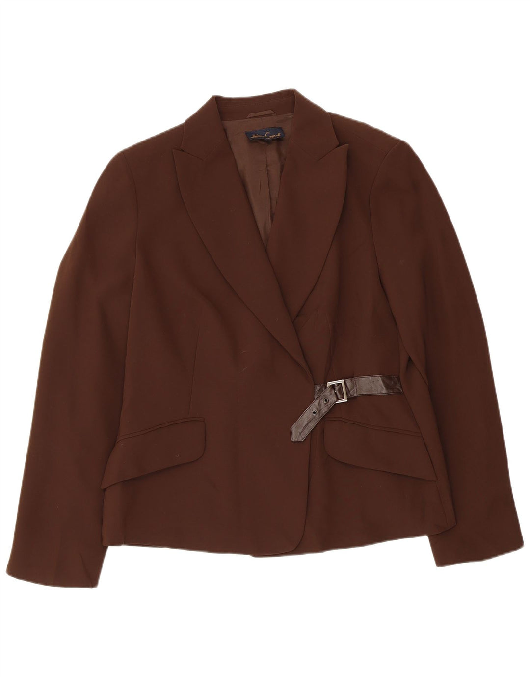 Jaqueta blazer feminina LUISA SPAGNOLI IT 48 XL marrom poliéster