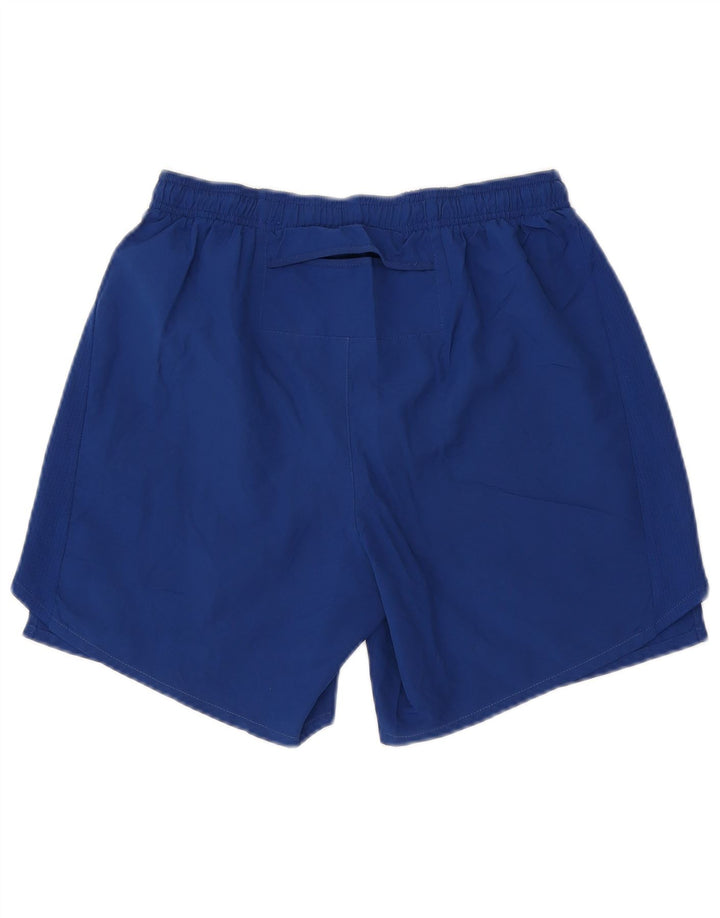 NIKE Masculino Dri Fit Graphic Sport Shorts Médio Azul Poliéster