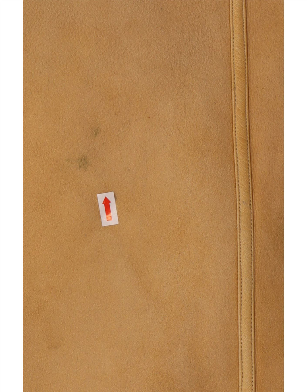 Casaco feminino vintage de shearling IT 46 grande shearling bege