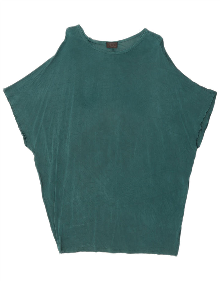 Blusa Batwing Feminina Diesel Top UK 14 Verde Médio