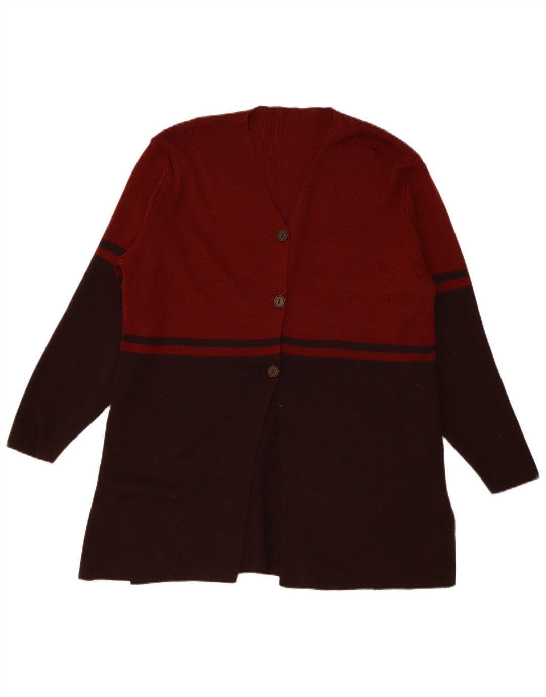 Suéter cardigã feminino Longline da Marks & Spencer Reino Unido 12 marrom médio