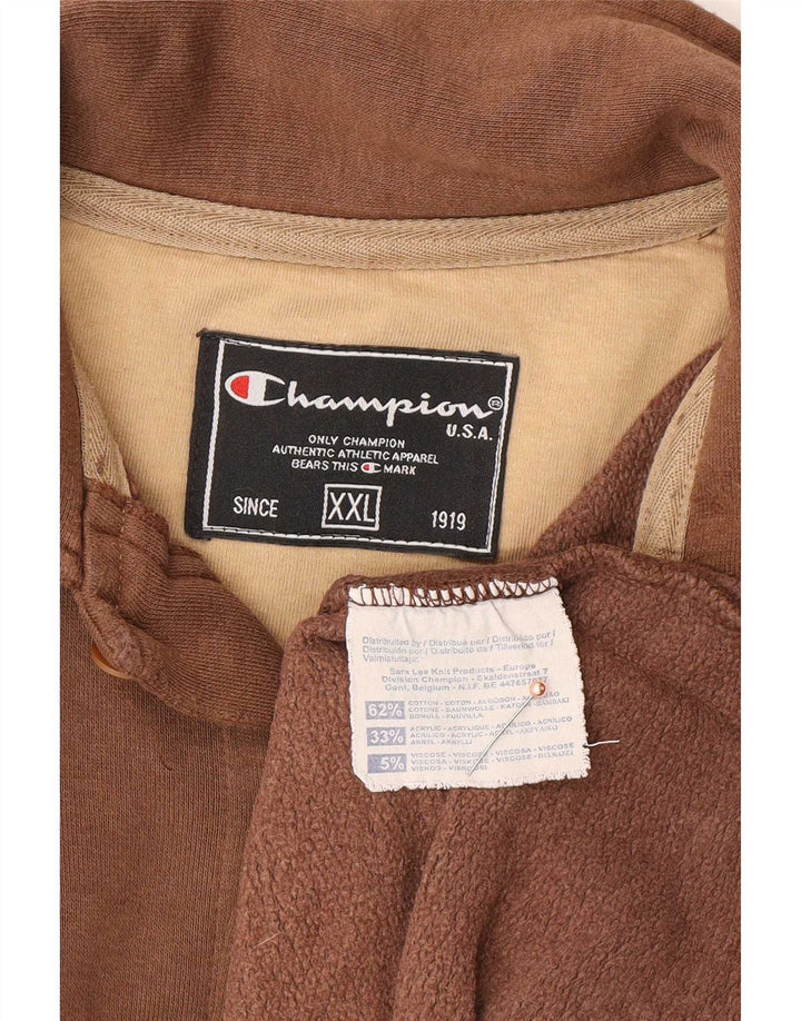 Camisa masculina oversized Champion 2XL algodão marrom