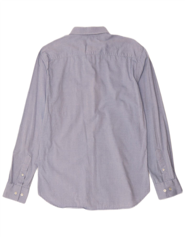 Camisa masculina French Connection pequena azul algodão