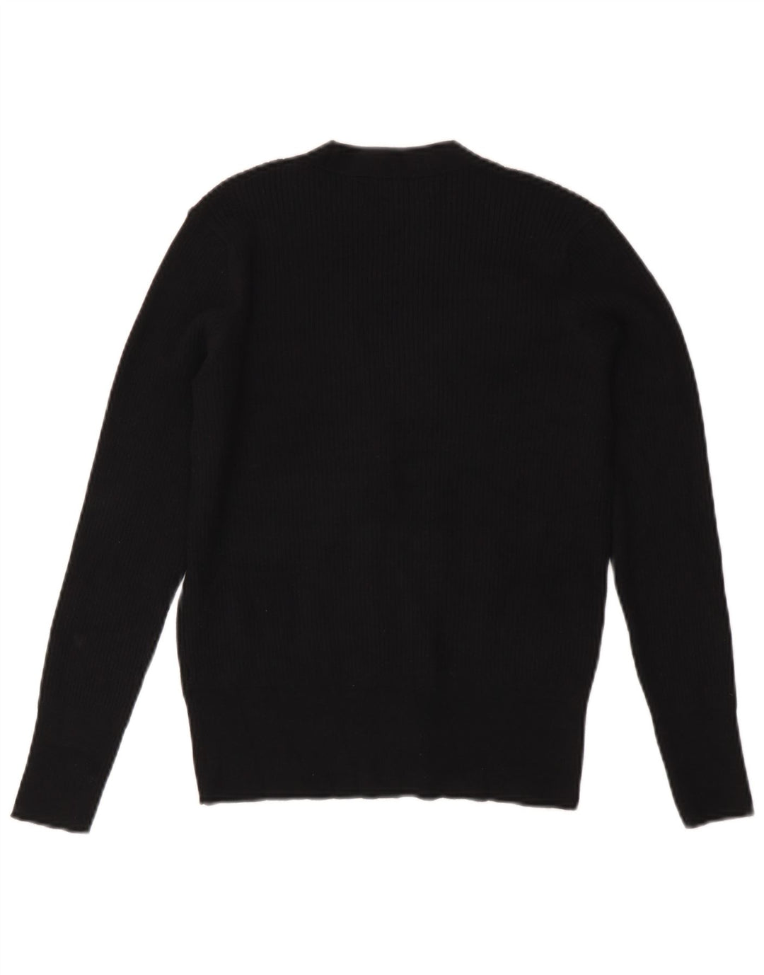 Suéter cardigã feminino Marks & Spencer Reino Unido 10 pequeno viscose preta