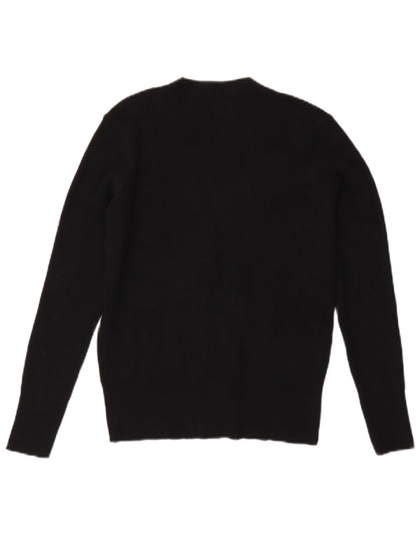 Suéter cardigã feminino Marks & Spencer Reino Unido 10 pequeno viscose preta