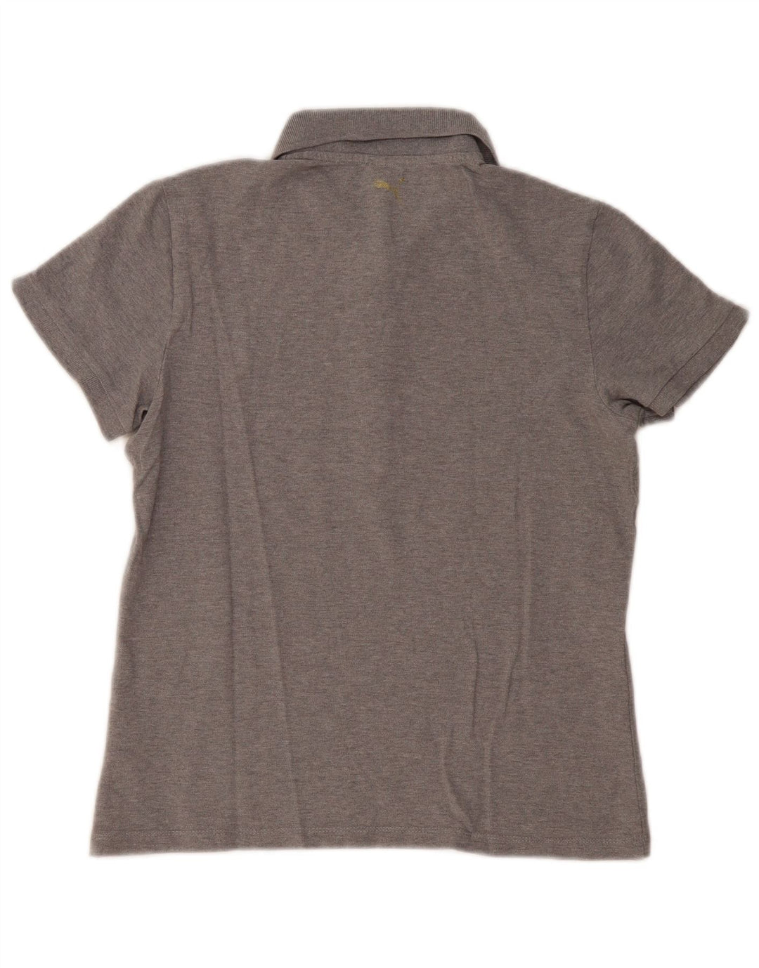 Camisa polo feminina PUMA UK 14 algodão cinza médio