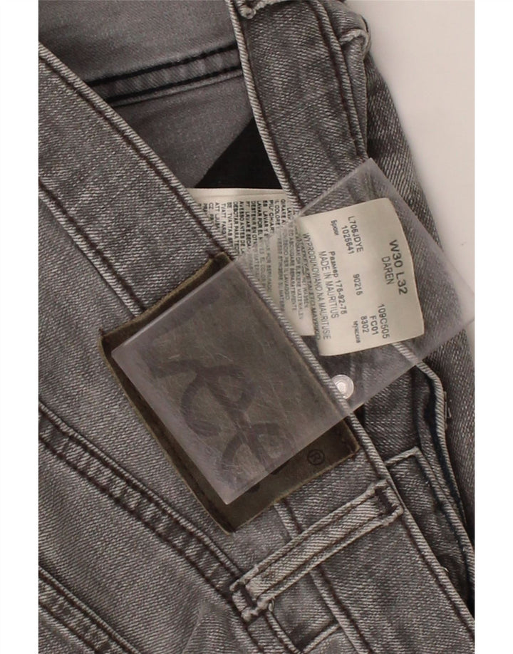 LEE Mens Daren Straight Jeans W30 L32 Grey Cotton Vintage Lee and Second-Hand Lee from Messina Hembry 