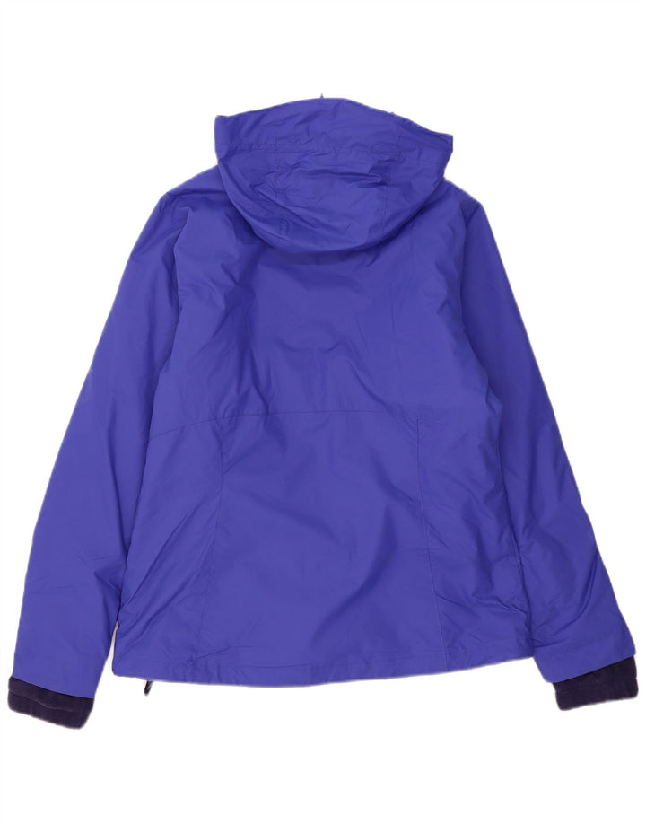 Jaqueta corta-vento feminina COLUMBIA Interchange Oversized UK 10 pequena azul
