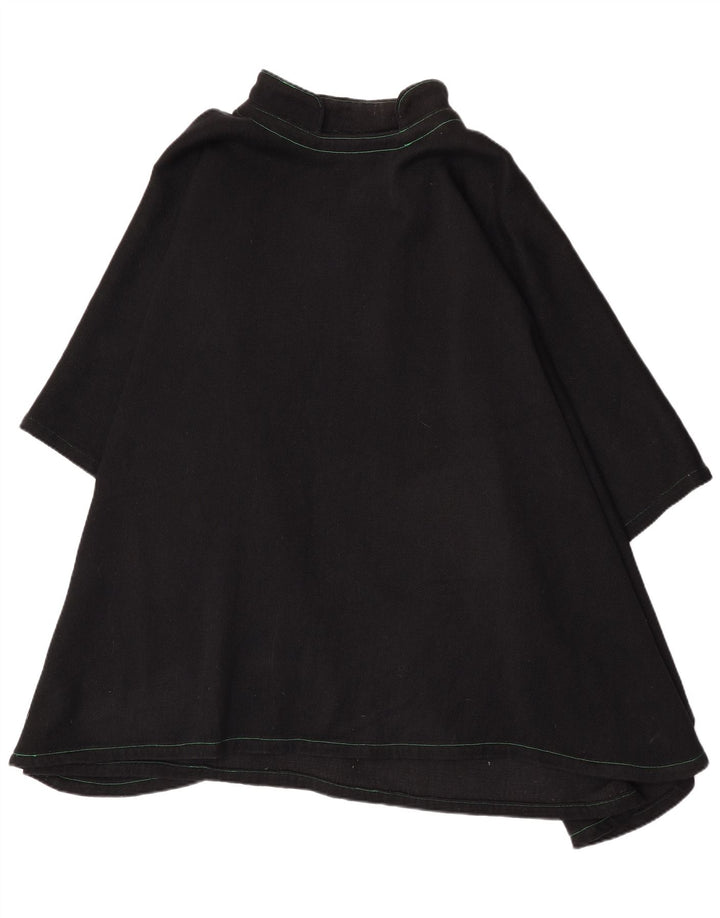 Vestido poncho feminino vintage tamanho único preto