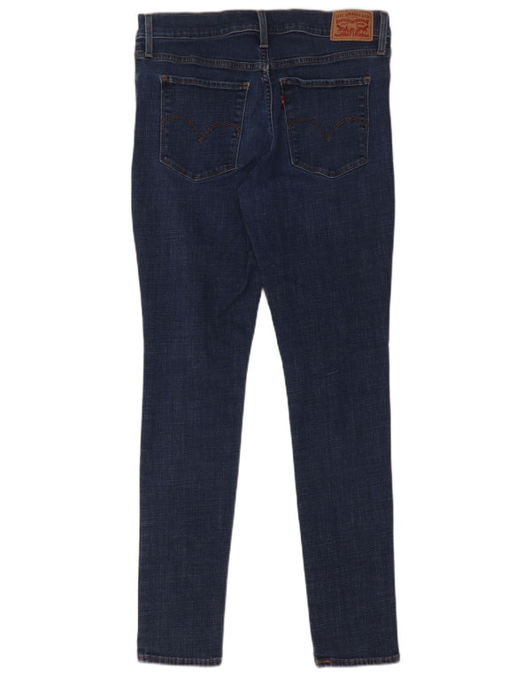 Calça Jeans Levis Feminina 311 Distressed Shaping Skinny W30 L30 Azul Marinho Algodão