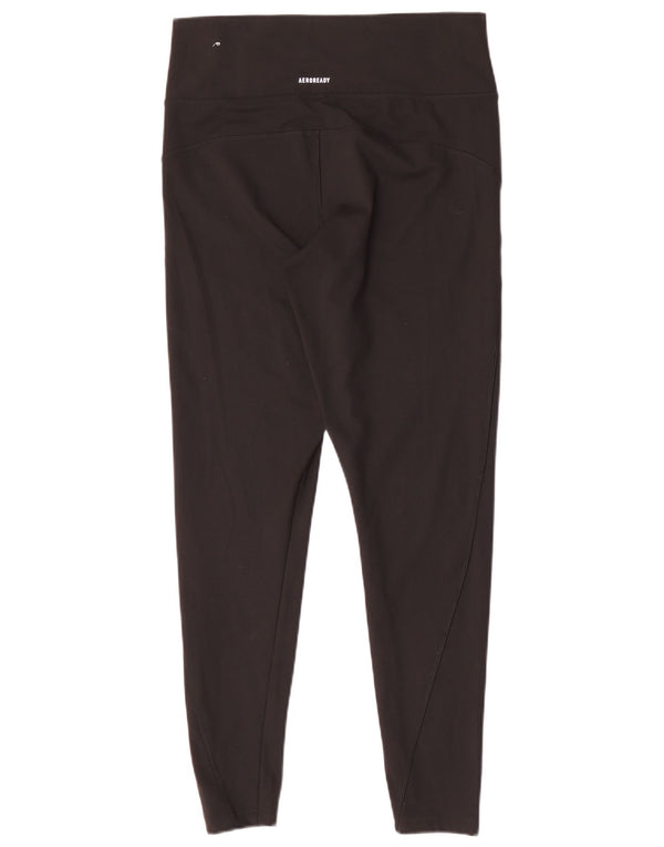 Leggings Adidas Femininas Tight Fit UK 16/18 Grande Poliéster Preto